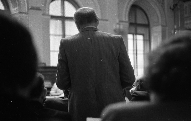 Dagmar Hochová - Setkání představitelů Liberálního klubu Občanského fóra v České národní radě, leden 1991