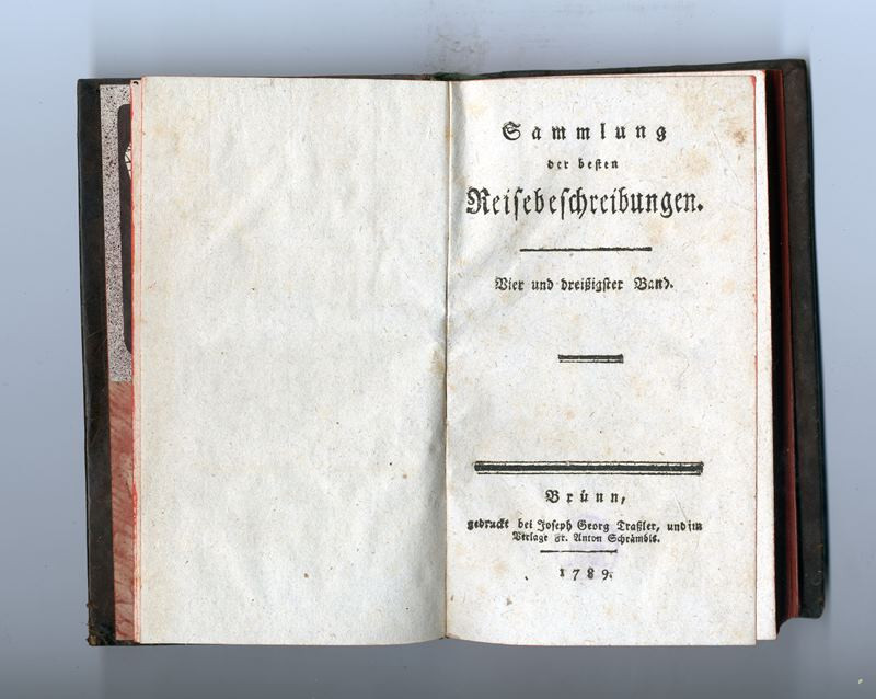 neurčený autor, Joseph Georg Traßler, Franz Anton Schrämbl - Sammlung der besten Reisebeschreibungen. Vier und dreißigster Band