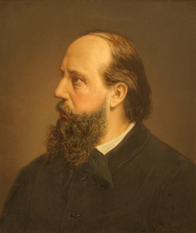 Josef Zelený - Podobizna brněnského fotografa Quido Trappa (1830-1889)