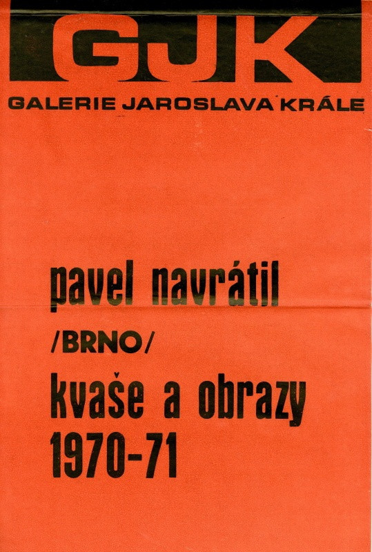 Jan Rajlich st. - GJK Pavel Navrátil Kvaše a obrazy 1970-71