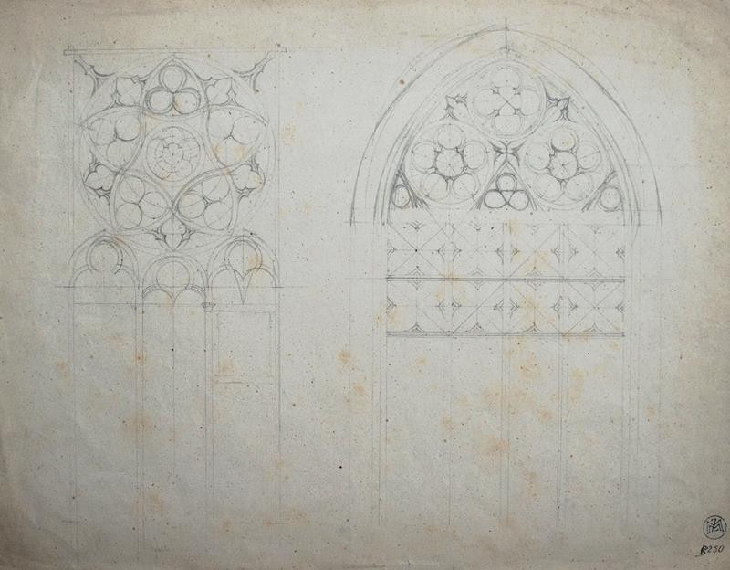 Mořic (Mauritz) Vilém Trapp - Lysice - okenní kružby zámecké kaple