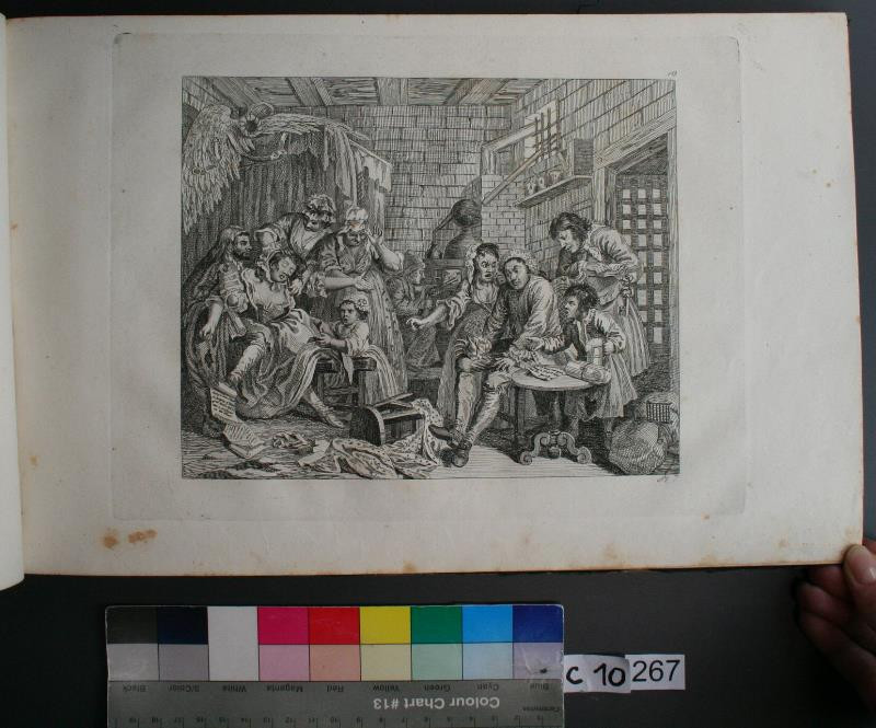 William Hogarth - Plate 7. in Hogarths Kupferstiche