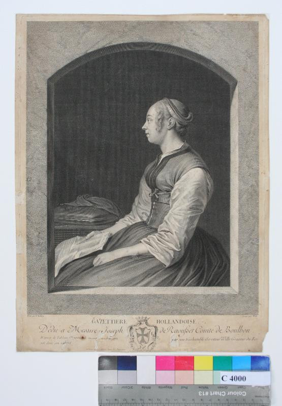 Johann Georg Wille - Gazettiére  hollandoise