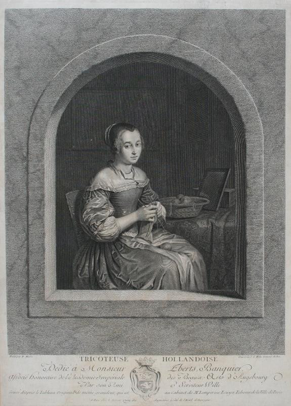 Johann Georg Wille - Tricotreuse holladoise