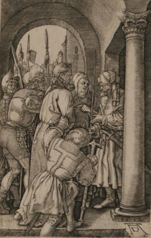 Albrecht Dürer - Kristus před Pilátem