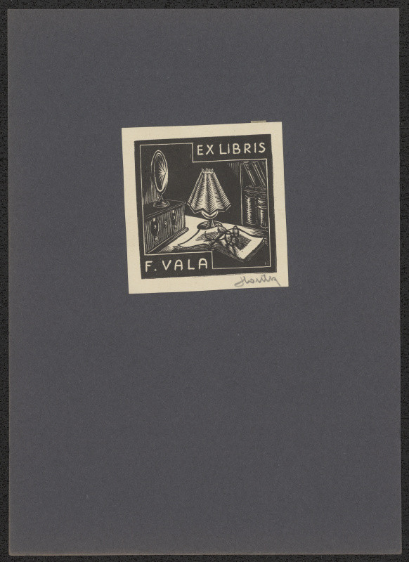 František Hortík - Ex libris F. Vala