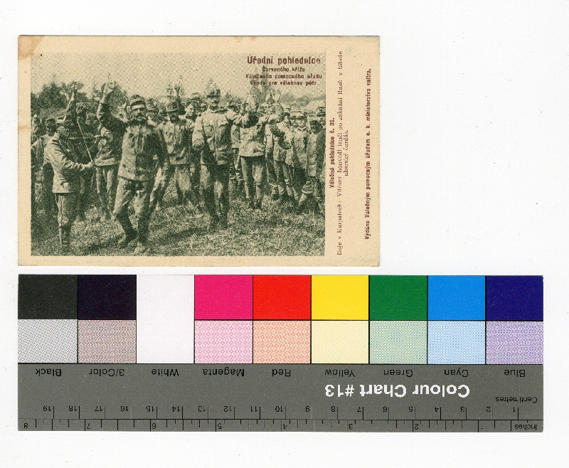 neurčený autor - Válečná pohlednice č.35. Boje v Karpatech