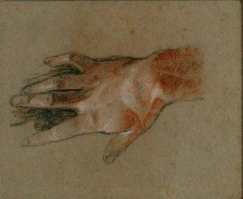 Alfons Mucha - Studie ruky