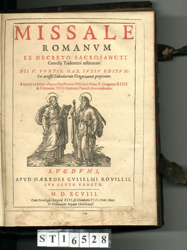Bonaventura Nugo, neznámý autor, Gulielmus Rovillius - Missale Romanum