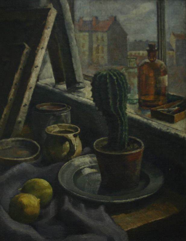 Rudolf Leger - Kaktus v ateliéru