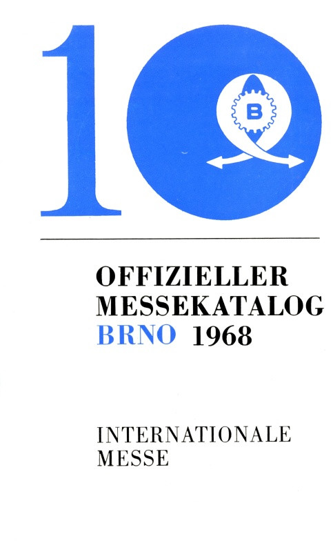 Jan Rajlich st. - Offilieller Messekatalog Brno 1968 10 B
