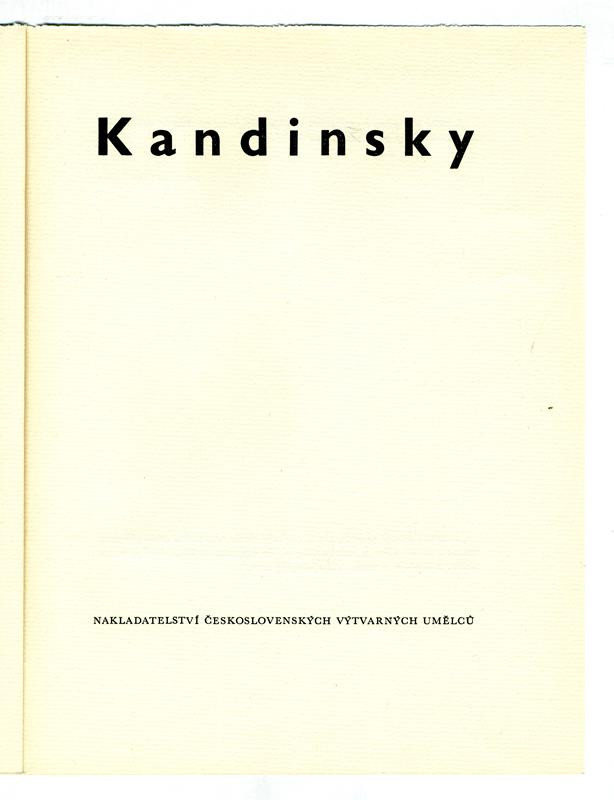 Vasilij Vasiljevič Kandinskij, Felix Šejna - Kandinsky