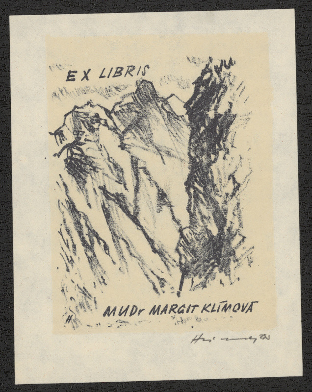 Stanislav Hlinovský - Ex libris MUDr. Margit Klímová