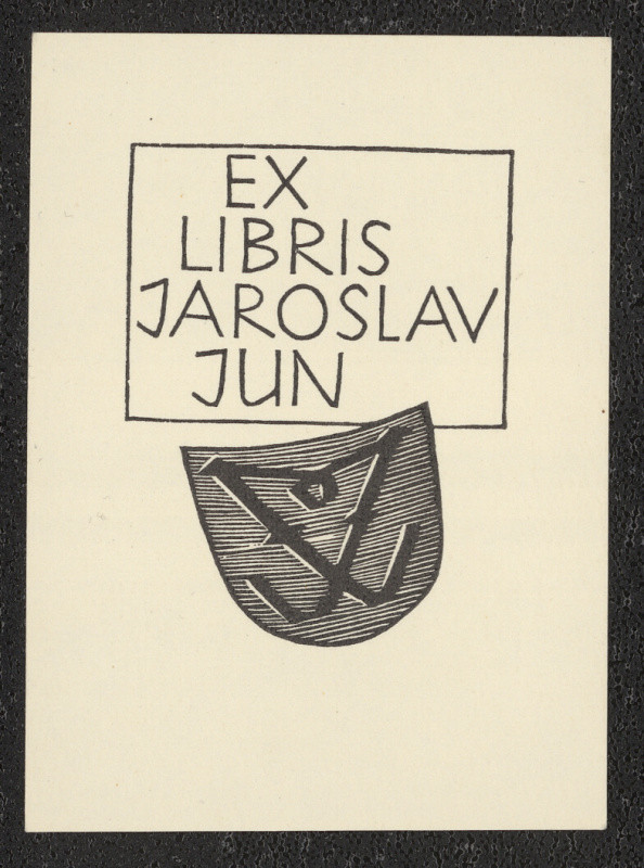 Oldřich Menhart - Ex libris Jaroslav Jun
