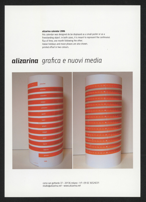 Raffaella Colutto - Alizarina Calendar 2006