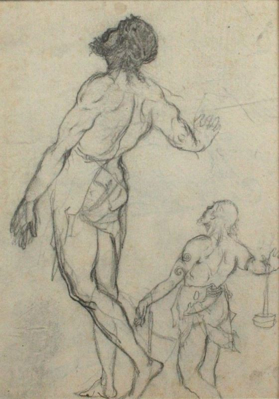 Alfons Mucha - Studie muže