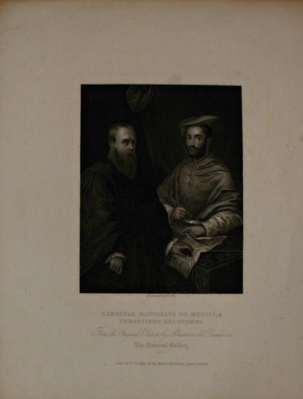 William Thomas Frey (Fry?) - Cardinal Hippolito del Medici a Sebastiano del Piombo
