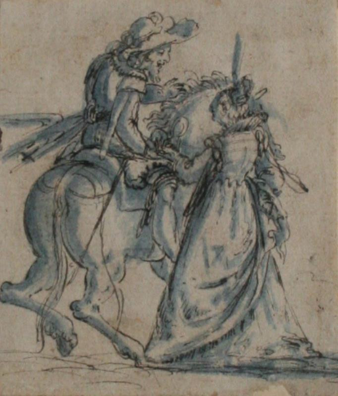 Cornelis Massys (?) - jezdec a dáma