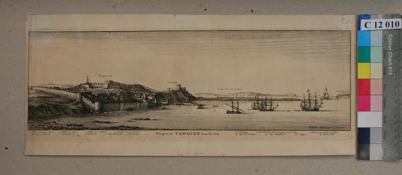 Václav (Wenceslaus) Hollar - Prospect  of  Taugier  from  the  S.  E.