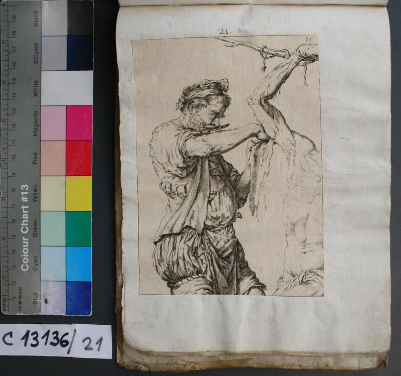 Jusepe (José) de Ribera - Livre de Portraiture: mučení sv. Bartoloměje