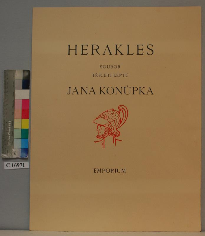 Jan Konůpek - Hlava Herakleova z titulního listu