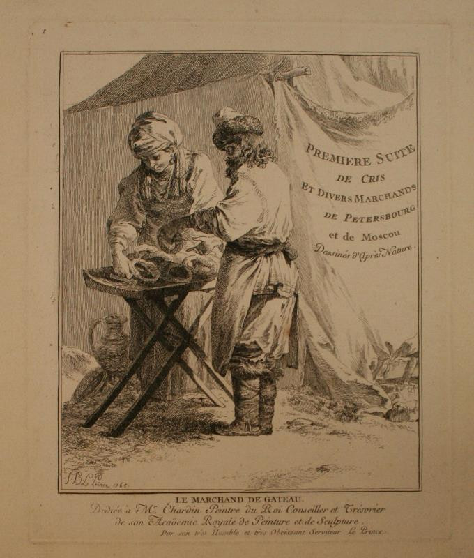 Jean Baptiste Le Prince (Leprince) - Prodavač koláčů; titulní list