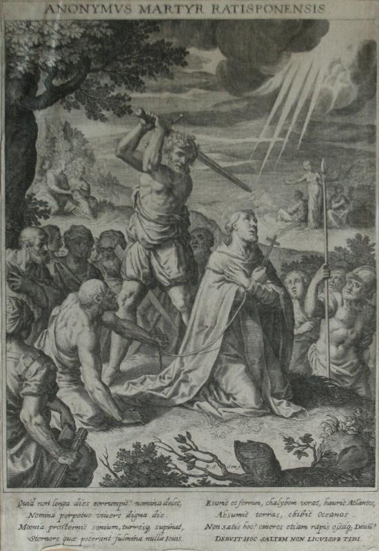 Raphael Sadeler I. (Rafael) - Anonymus Martyr ratisponeusis