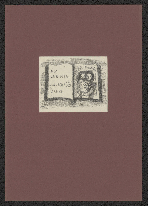 Eduard Milén - Ex libris J. L. Krejčí Brno