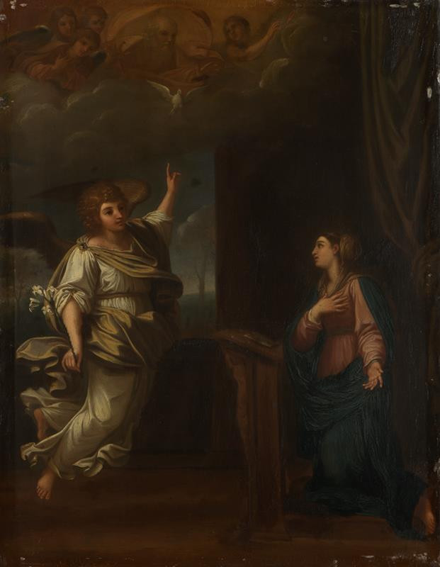 neznámý malíř boloňský - Zvěstování Panny Marie