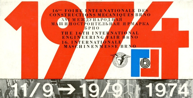 Jan Rajlich st. - 1974 16 eme Foire Internationale des Constructions Mecaniques Brno