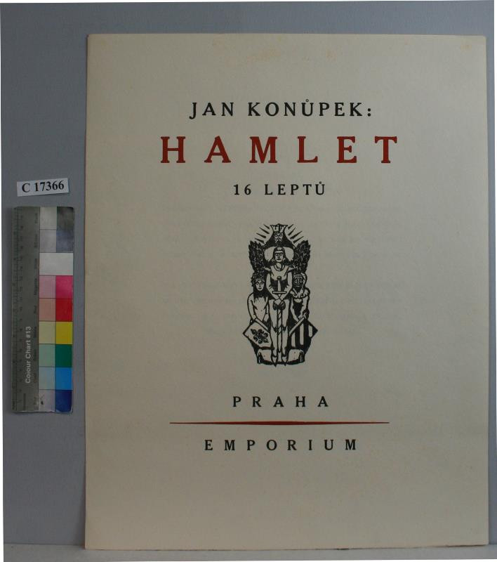 Jan Konůpek - Cyklus Hamlet: Titulní list