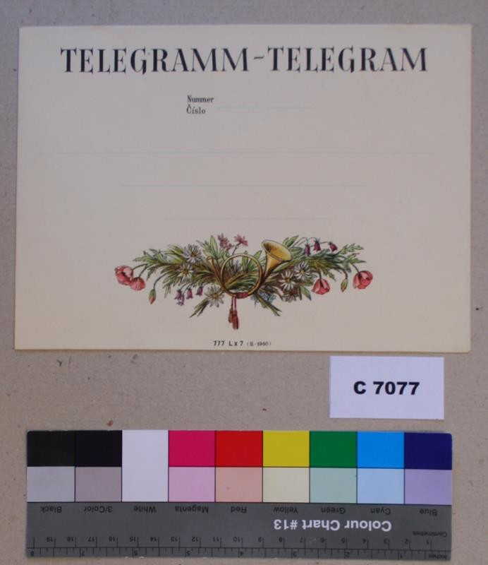 Petr Dillinger - Blahopřejný telegram - obálka