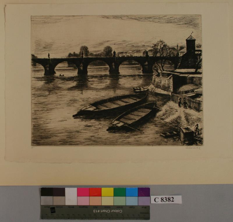 Alois Moravec - Pohled z Mánesova mostu