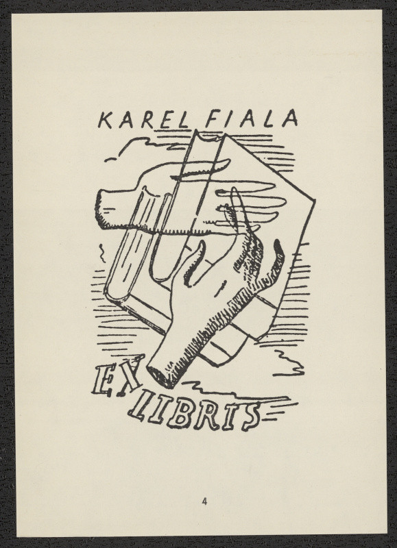 Emil Kotrba - Ex libris Karel Fiala. in Ex libris Emil Kotrba. Praha 1969