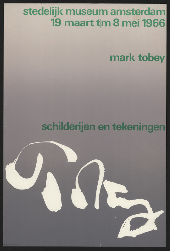 neznámý - Mark Tobey, schilderijen en tekeningen. Stedelijk Museum Amsterdam