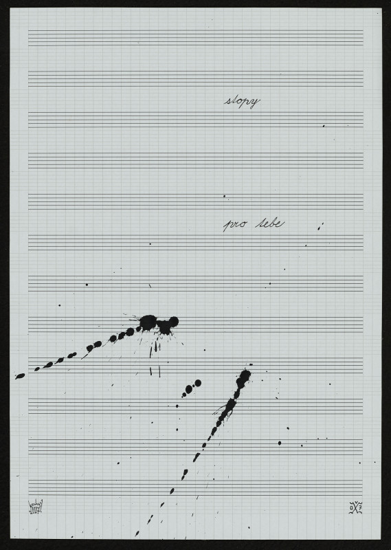 Milan Nestrojil - Kat. č. 1.187/K Partitura (stopy pro tebe)