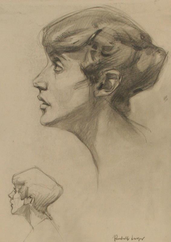 Rudolf Leger - Studie hlavy ženy