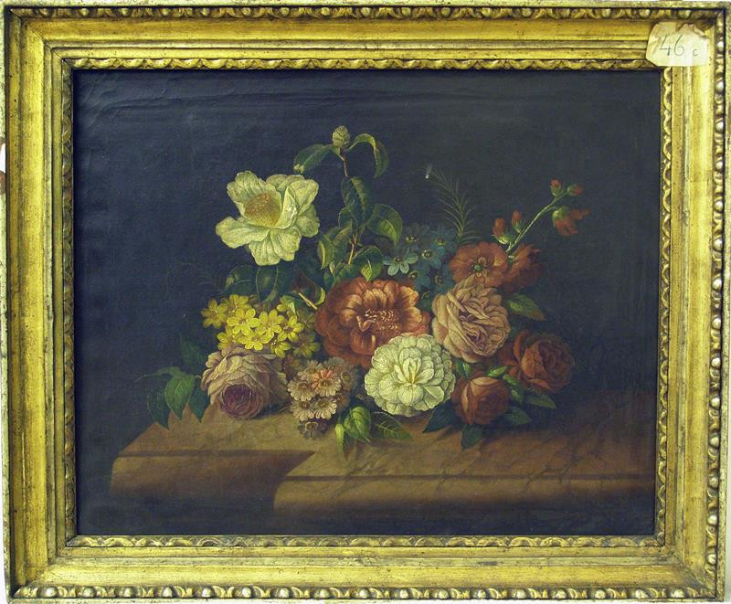 neznámý malíř - Zátiší s květinami