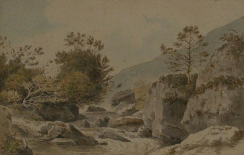Nicolas Perignon - Krajina s horským potokem