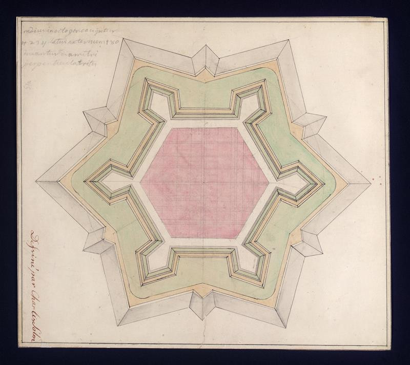 Karel Josef Salm-Reifferscheidt - Půdorys opevnění