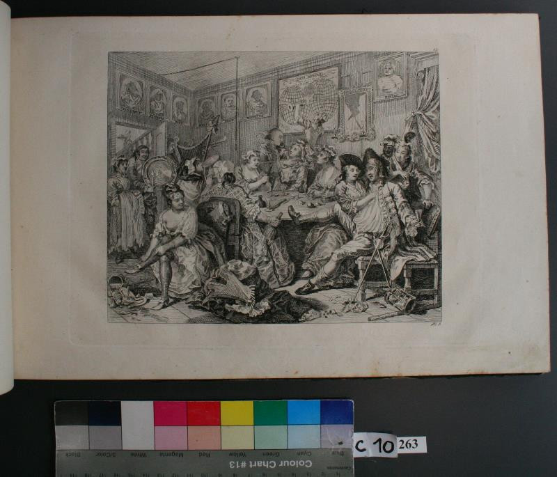 William Hogarth - Plate 3. in Hogarths Kupferstiche