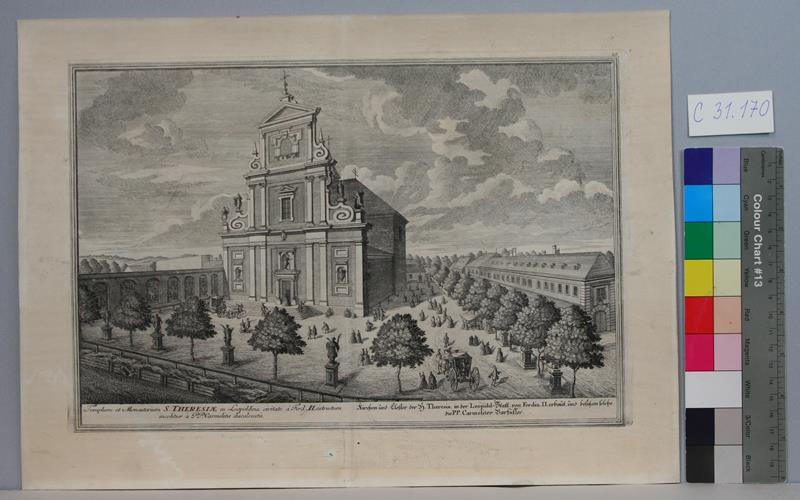 Johann August Corvinus - Kirchen und Kloster der H. Theresia in der Leopold-Stadt
