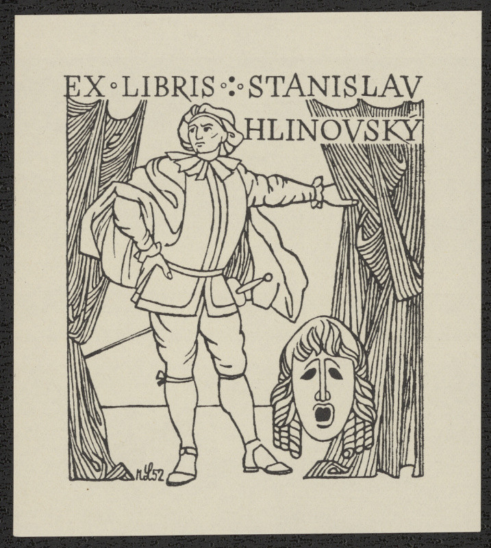 Richard Lander - Ex libris Stanislav Hlinovský