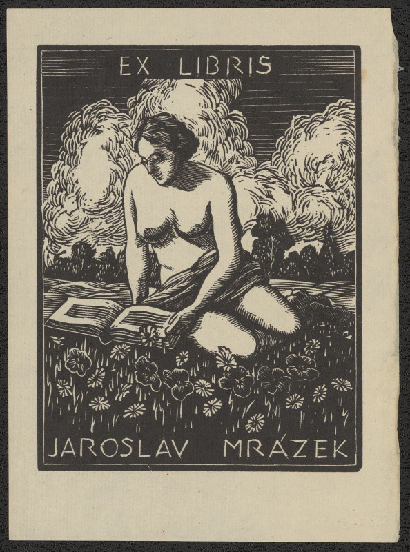 Karel Lehký-Brodský - Ex libris Jaroslav Mrázek