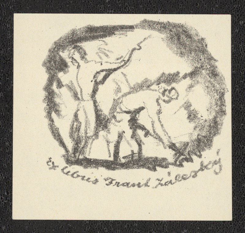 Eduard Milén - Ex libris Frant. Záleský