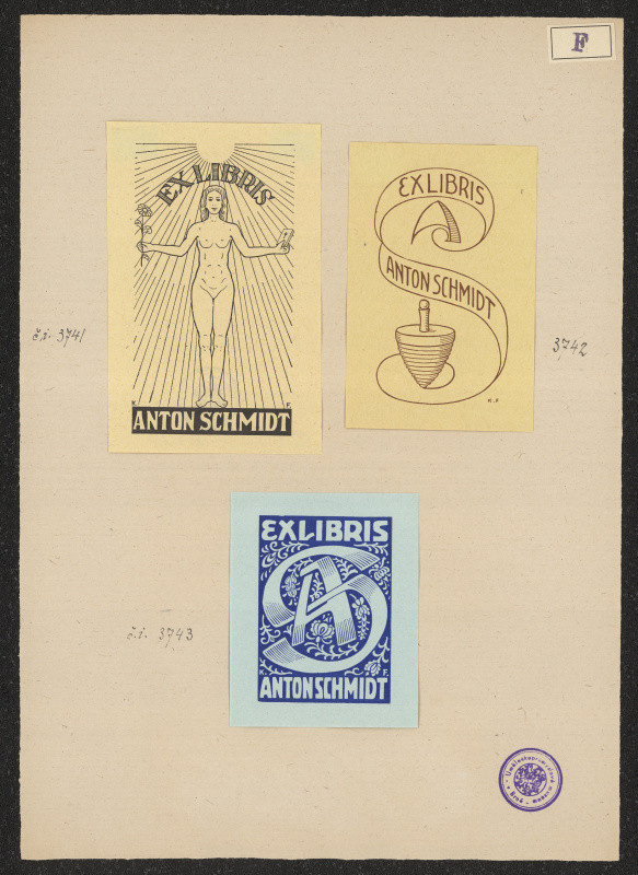 Karl Frech - Exlibris Anton Schmidt