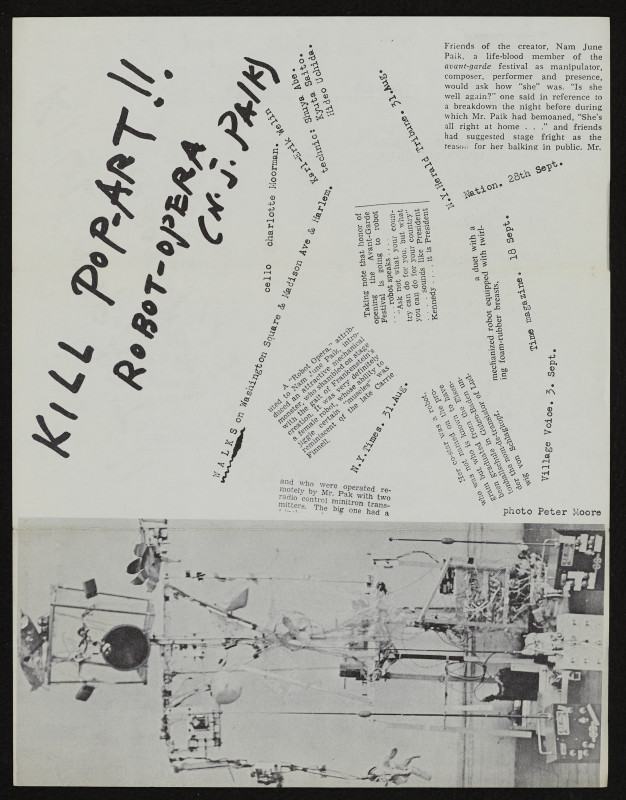 Nam June Paik - Robot-Opera