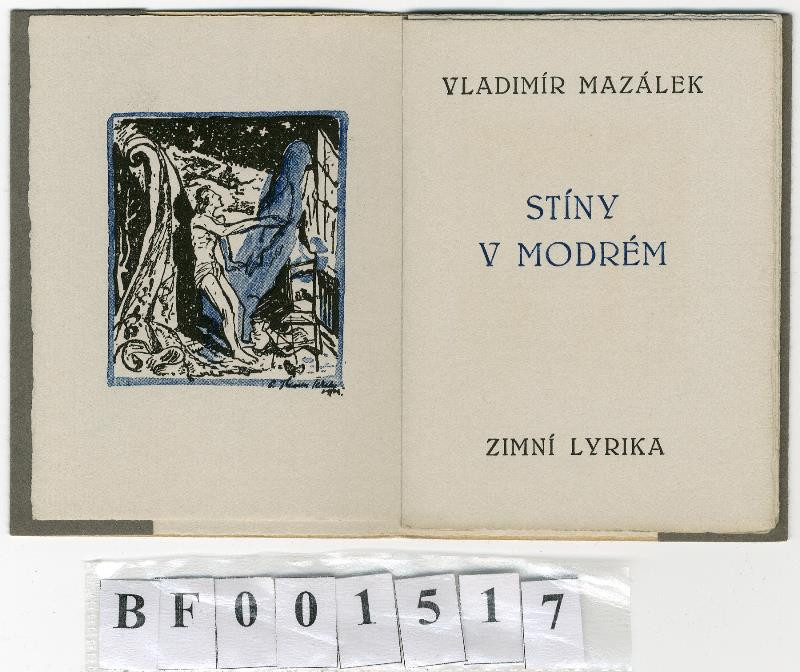 Vladimír Mazálek - Stíny v modrém. Zimní lyrika