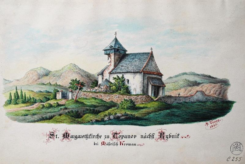 Mořic (Mauritz) Vilém Trapp - Topanov - kostel sv. Markéty