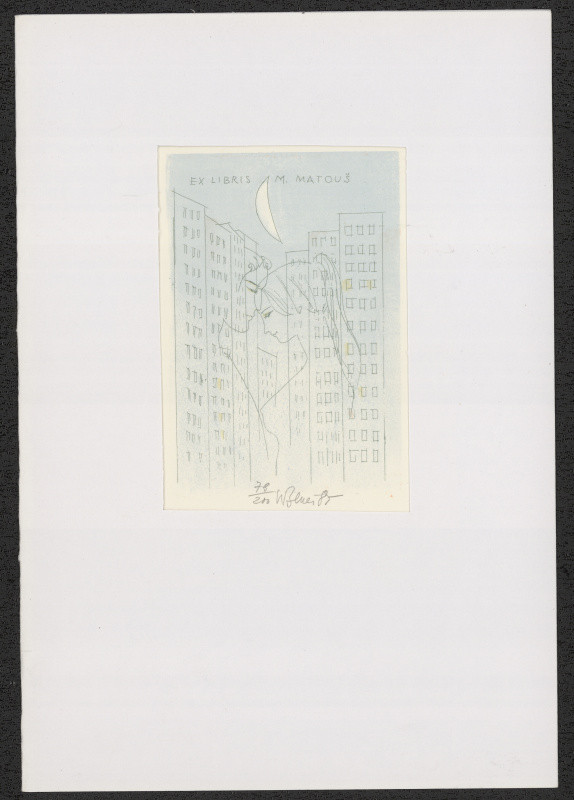 Karel Beneš/1932 - Exlibris M. Matouš